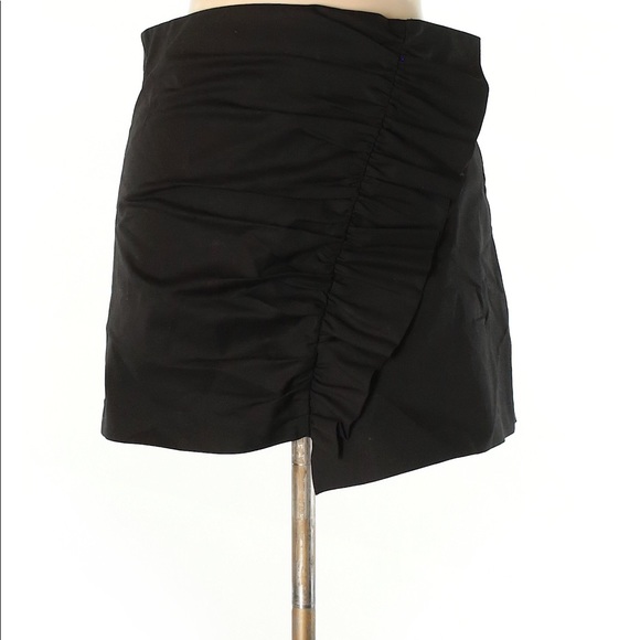 NWT Zara Black Ruffle Mini Skirt - Picture 3 of 3